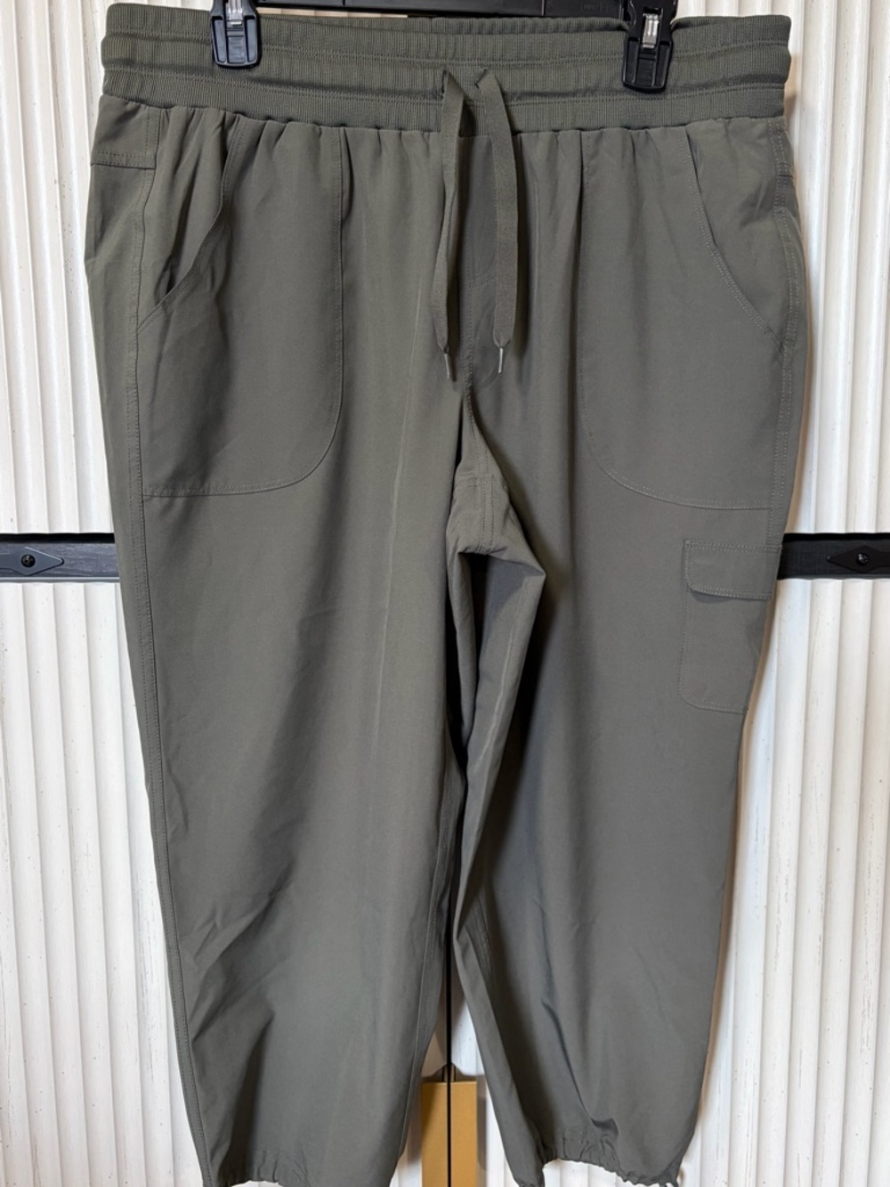 RBX Dark Gray Drawstring Cargo Joggers